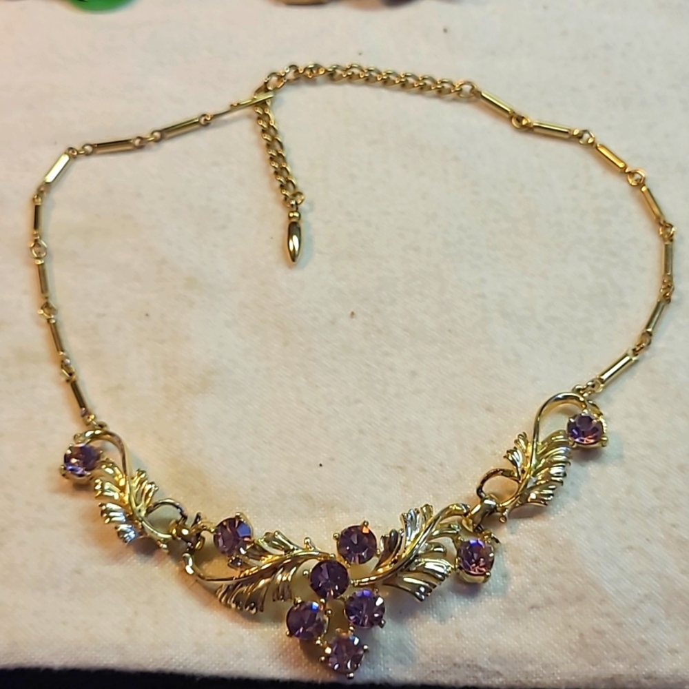 Purple Coro Necklace